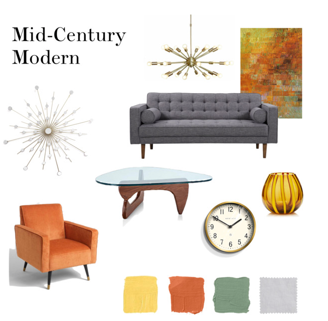 mid-century-modern collage